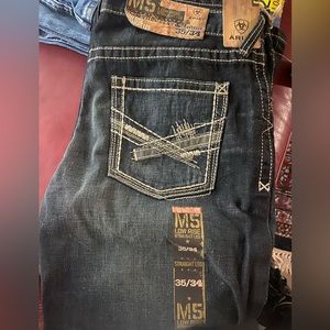 Men’s Ariat M5 low rise straight leg jeans